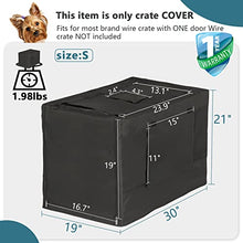 Load image into Gallery viewer, Petsfit 30" Dog Crate Cover, for 3000 Wire Crate, Black Only One Door(Two Window), Gray Has Two Doors