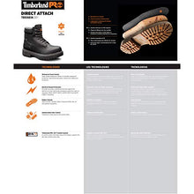 Load image into Gallery viewer, Timberland PRO mens Direct Attach 6 Inch Soft Toe Insulated Waterproof Snow Shoe, Black, 11 US