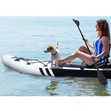 Load image into Gallery viewer, SÄKEE 10FT Inflatable Stand Up Paddle Board with Premium SUP Accessories, Fit for Youth & Adult Paddleboard with Kayak Seat