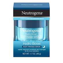 Load image into Gallery viewer, Neutrogena Hydro Boost Purified Hyaluronic Acid Pressed Night Serum, Facial Serum with Antioxidants & Hyaluronic Acid for Dry Skin, Oil-Free & Non-Comedogenic, 1.7 oz