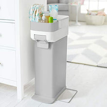 Load image into Gallery viewer, Skip Hop Diaper Pail with Dual Air-Lock, Premium Slim Design, Fits Standard Trash Bags, White