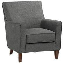 Load image into Gallery viewer, Amazon Brand – Stone & Beam Cheyanne Modern Living Room Accent Arm Chair, 30.7"W, Caviar