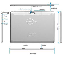 Load image into Gallery viewer, Tablet 10 inch, 5G WiFi Tablet, Android 8.1 Go, 16GB, Dual Camera, 1280x800 IPS Display, GPS, Bluetooth, Google Certified PC - Silver