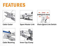 Load image into Gallery viewer, BikeTool Cycling Cable Cutter&Bike Chain Master Missing Link Pliers 5 in 1 Multifunction Tool Kit for Road Mountain Cyclocorss Gravel E-Bike BMX Bicycle use (Orange)