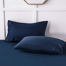 Load image into Gallery viewer, LIANLAM King 6 Piece Bed Sheets Set - Super Soft Brushed Microfiber 1800 Thread Count - Breathable Luxury Egyptian Sheets Deep Pocket - Wrinkle and Hypoallergenic(King, Navy Blue)
