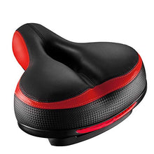 Load image into Gallery viewer, Roguoo Bike Seat, Most Comfortable Bicycle Seat Dual Shock Absorbing Memory Foam Waterproof Bicycle Saddle Bike Seat Replacement with Refective Tape for Mountain Bikes, Road Bikes