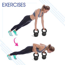 Load image into Gallery viewer, Yes4All Solid Cast Iron Kettlebell Weight – Great for Full Body Workout and Strength Training – Kettlebell 5 lbs (Black)