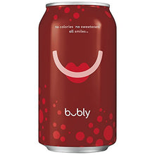 Load image into Gallery viewer, Bubly Sparkling Water, Cherry, 12 Fl Oz (pack of 8)