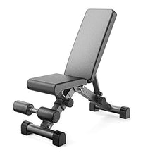 Load image into Gallery viewer, KFK Weight Bench Adjustable Full Body Workout Foldable Incline Decline Exercise Workout Bench for Home Gym