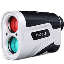 Load image into Gallery viewer, Golf Rangefinder with Slope, THGOLF 1100 Yards Rechargeable Golf Laser Rangefinder with Flag Acquisition, Pulse Vibration and Fast Focus System, 6X Magnification, ±1 Yard Accuracy