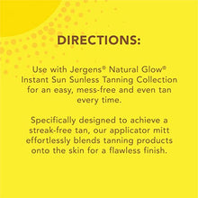 Load image into Gallery viewer, Jergens Natural Glow Body Applicator Mitt, Flawless, Streak-free Tanning Blender Glove, Reusable Tanning Mitt Protects Hands