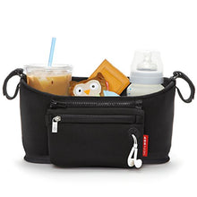 Load image into Gallery viewer, Skip Hop Universal Stroller Organizer: Insulated Beverage and Essentials Stroller Caddy, Black