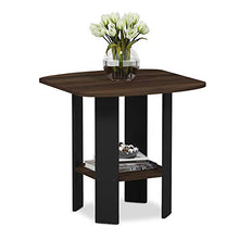 Load image into Gallery viewer, FURINNO Simple Design 2-Pack End Side Table, Columbia Walnut/Black