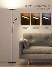 Load image into Gallery viewer, LED Floor Lamps - Standing Lamp with Flexible Gooseneck Reading Light, 2000 Lumens Full Range Dimmable with 3-Color Temperature for Living Room, Bedroom, Office
