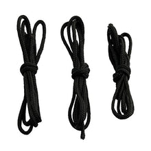Load image into Gallery viewer, rockcloud Black Obsidian Set of 3 Drilled Yoni Eggs with String, Massage Stones for Women to Train Pelvic Muscles Kegel Exercise