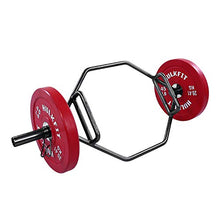 Load image into Gallery viewer, HulkFit Olympic 2-Inch Hex Weight Lifting Trap Bar, 1000-Pound Capacity - Regular (Black)