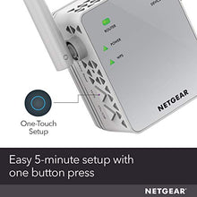 Load image into Gallery viewer, NETGEAR WiFi Range Extender EX3700 - Coverage up to 1000 sq.ft. and 15 devices with AC750 Dual Band Wireless Signal Booster & Repeater (up to 750Mbps speed), and Compact Wall Plug Design