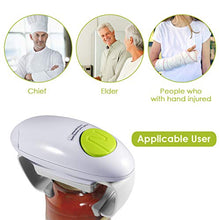 Load image into Gallery viewer, Sinceller Electric Jar Opener, Restaurant Automatic Jar Opener for Seniors with Arthritis, Weak Hands, Bottle Opener for Arthritic Hands