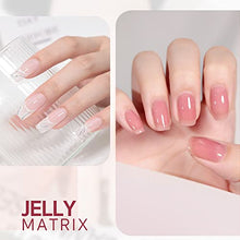 Load image into Gallery viewer, GAOY 23 Pcs Jelly Gel Nail Polish Kit, Nude Clear Pink Colors Gel Polish Set with Glossy & Matte Top Coat and Base Coat for Nail Art DIY Manicure and Pedicure at Home
