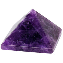 Load image into Gallery viewer, rockcloud Healing Crystal Amethyst Pyramid Metaphysical Stone Figurine