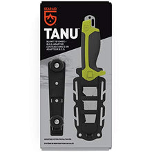Load image into Gallery viewer, GEAR AID Tanu Dive and Rescue Knife with Sheath and B.C.D. Adaptor, 3” Blade, Nav Green