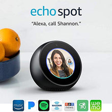 Load image into Gallery viewer, Echo Spot - Smart Alarm Clock with Alexa - Black