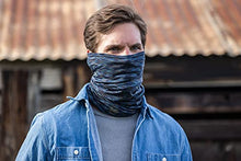 Load image into Gallery viewer, BUFF Standard Lightweight Merino Wool Multifunctional Headwear and Face Mask, Denim Multi, One Size