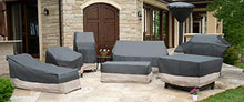 Load image into Gallery viewer, Modern Leisure 3012 Renaissance Ultralite Outdoor Swivel Lounge Chair Water Resistant (37.5 W x 39.25 D x 38.5) Patio Furniture Cover, Gray