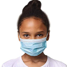 Load image into Gallery viewer, Kid's 3-PLY Disposable Face Mask, Perfect Fit For Small Face, Soft Skin Layer - 50 Pack