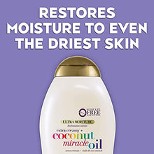 Load image into Gallery viewer, OGX Extra Creamy + Coconut Miracle Oil Ultra Moisture Body Wash, 58.5 Fl Oz, Pack of 3