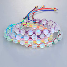 Load image into Gallery viewer, KELITCH Moon-Stone Beaded Bracelets Colorful Hand Woven Strands Bracelets Beach Bangles Jewelry (H0)