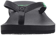 Load image into Gallery viewer, Sanuk Women's Yoga Joy Flip Flop,Black,8 M US