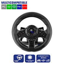 Load image into Gallery viewer, Superdrive SV450 racing steering wheel with Pedals and Shifters Xbox Serie X / S, Switch, PS4, Xbox One, PC (programmable for all games)
