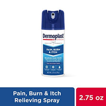 Load image into Gallery viewer, Dermoplast Pain, Burn & Itch Relief Spray for Minor Cuts, Burns and Bug Bites, 2.75 Oz (Packaging May Vary)