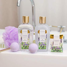 Load image into Gallery viewer, Spa Gift Basket, Spa Luxetique Bath and Body Gift Set, Bath Sets for Women Gift, Luxury 8 Pcs Home Bath Set Includes Body Lotion, Bath Bombs, Bath Salt, Mother's Day Gift Set for Women