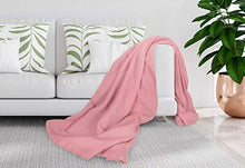 Load image into Gallery viewer, Crover All Season Waffle Premium Thermal Blanket Queen Size 90"x90" Durable Soft Cozy Breathable Weave Design 100% Cotton, Orchid Pink