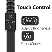 Load image into Gallery viewer, Addlon LED Floor Lamp with 4 Brightness Levels & 3 Color Temperatures, Smooth Touch Switch, 2500 Lumens, Dimmable Reading Standing Lamp with Gooseneck for Sewing Living Room Office - Classic Black