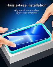 Load image into Gallery viewer, ESR Tempered-Glass Screen Protector Compatible with iPhone 13 and iPhone 13 Pro, with Easy Installation Frame, Ultra Tough, Clear, 3 Pack