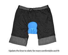 Load image into Gallery viewer, EZRUN Men's 3D Padded Mountain Bike Shorts Lightweight MTB Cycling Shorts (Grey Black,m)