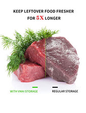 Load image into Gallery viewer, Vacuum Sealer Bags Heavy Duty, 8x 50 plus 11x 50 Vacuum Sealer Bags (1 each, 2 total) 100 ft Roll Vacuum Sealer Bags, Food Vacuum Sealer Bags, Meat Vacuum Sealer Bags, Fit nutrichef, foodsaver, jzbrain oliso weston Vacuum Sealer Bags, BPA Free Sous Vide,