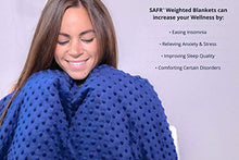 Load image into Gallery viewer, SAFR Home Therapy Weighted Blanket & Removable Cover (60"x80" | 15lbs, Grey)