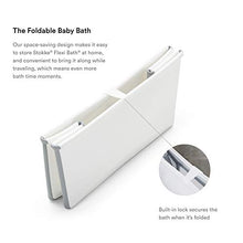 Load image into Gallery viewer, Stokke Flexi Bath, White - Foldable Baby Bathtub - Lightweight, Durable & Easy to Store - Convenient to Use at Home or Traveling - Best for Newborns & Babies