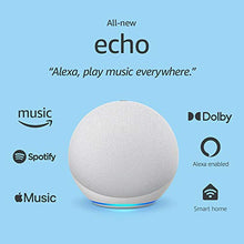 Load image into Gallery viewer, All-new Echo (4th Gen) | With premium sound, smart home hub, and Alexa | Glacier White