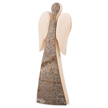 Load image into Gallery viewer, Forest Decor Rustic Wood Angel with Wings, Angel Figurines, Remembrance Sympathy Gift, Holiday Christmas Decor, Angel Decor, Handmade in Germany