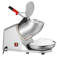 Load image into Gallery viewer, ZENY Ice Shaver Machine Electric Snow Cone Maker Stainless Steel Shaved Ice Machine 145lbs Per Hour