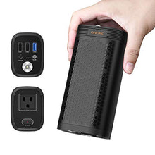 Load image into Gallery viewer, OMORC 85W 20000mAh Portable Power Station AC Outlet Portable Charger(LED & QC 3.0& TAS Approved),Portable Camping Solar Generator Battery Power Station (Black)