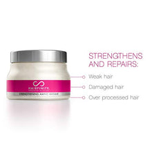 Load image into Gallery viewer, Hairfinity Hair Strengthening Amino Treatment Masque - Hydrating Hair Mask and Deep Conditioner Cream for Dry Damaged Hair with Hydrolyzed Collagen, Keratin, Vegetable Protein for Growth, 8 oz