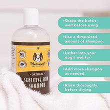 Load image into Gallery viewer, Natural Dog Company Sensitive Skin Shampoo (12 oz) | Aloe Vera and Oatmeal Dog Shampoo for Itchy Skin | Natural and Hypoallergenic | Non-Toxic and Paraben-Free | Hydrates, Soothes and Heals Irritation