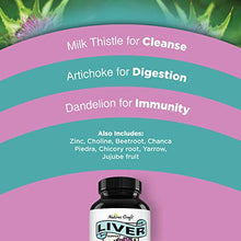 Load image into Gallery viewer, Liver Cleanse Detox & Repair Formula - Herbal Liver Support Supplement with Milk Thistle Dandelion Root Organic Turmeric and Artichoke Extract for Liver Health - Silymarin Milk Thistle Detox Capsules