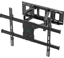 Load image into Gallery viewer, TV Wall Mount Full Motion Bracket for Most 37-75 Inch LED LCD OLED 4K Flat Curved TV Swivel Dual Articulating Arms Extension Rotation Tilt Max VESA 600×400 Supports TV up to 132lbs